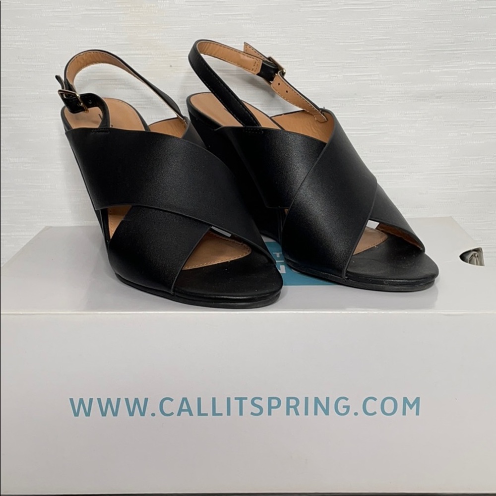 Call It Spring Wedge Slingbacks